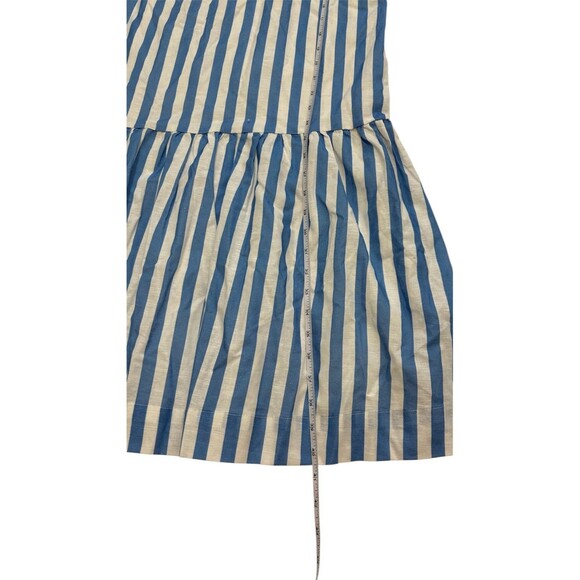 Aqua Stripe Bustier Midi Dress Size XL- New - Picture 12 of 15
